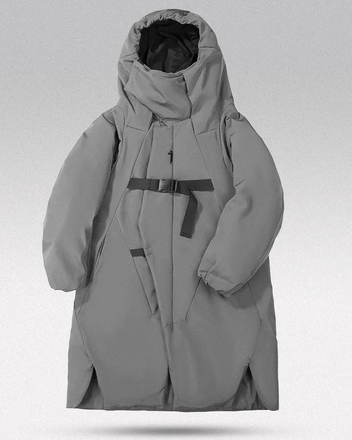 Long down jacket ’Kitahiro’ - TECHWEAR STORM™