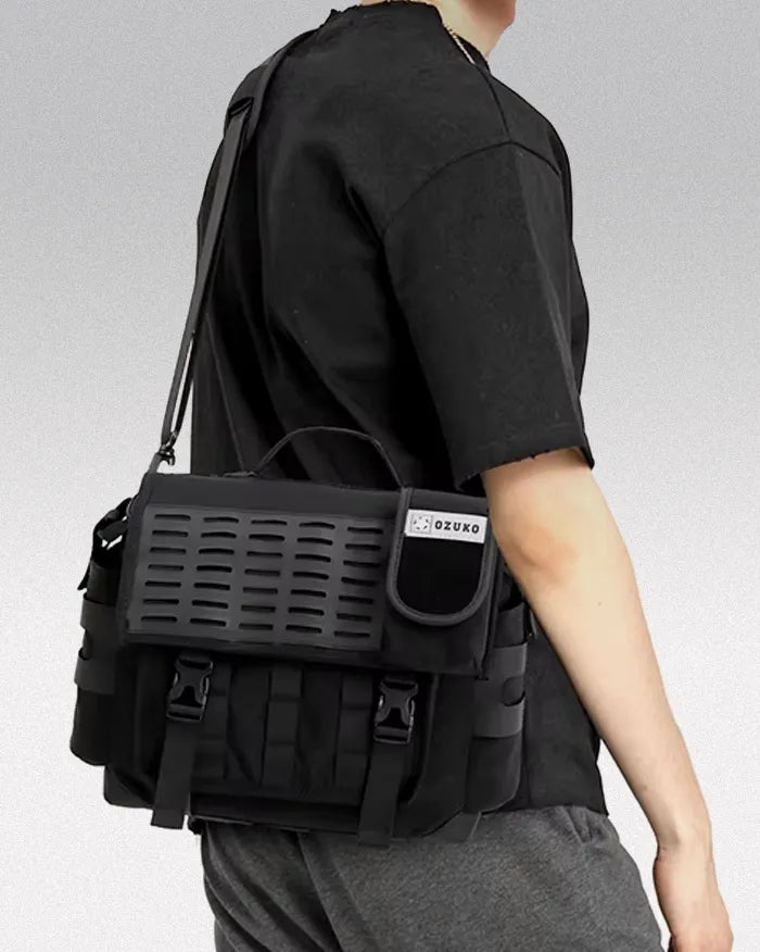 Men messenger bag ’Kurihara’ - TECHWEAR STORM™
