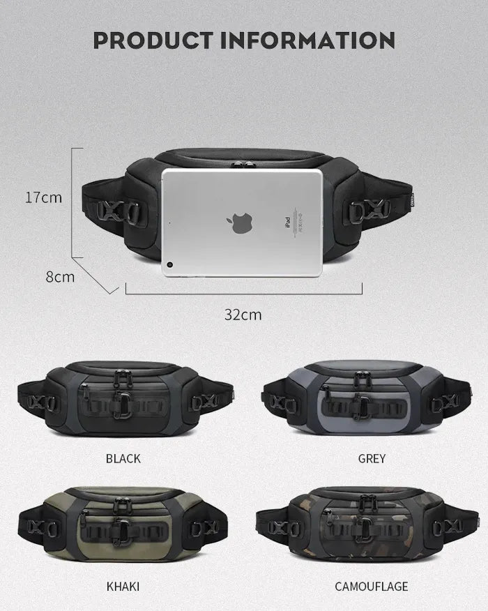 Men’s cross body fanny pack ’Hara’ - TECHWEAR STORM™
