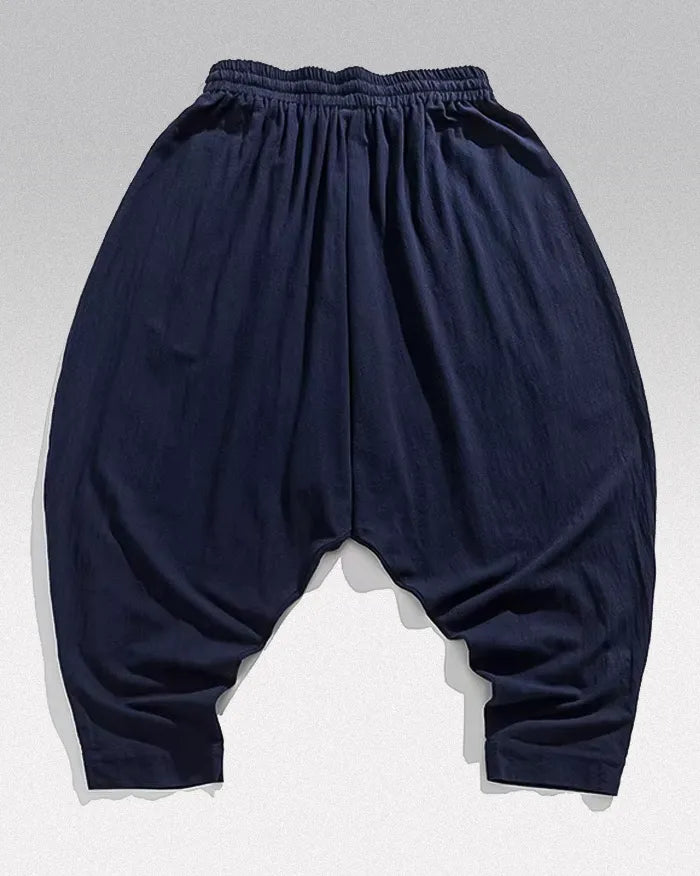 Men’s linen harem pants ’Kowada’