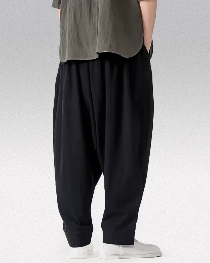 Men’s linen harem pants ’Kowada’