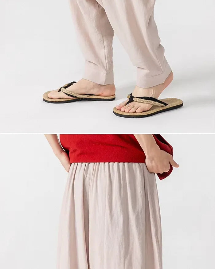 Men’s linen harem pants ’Kowada’