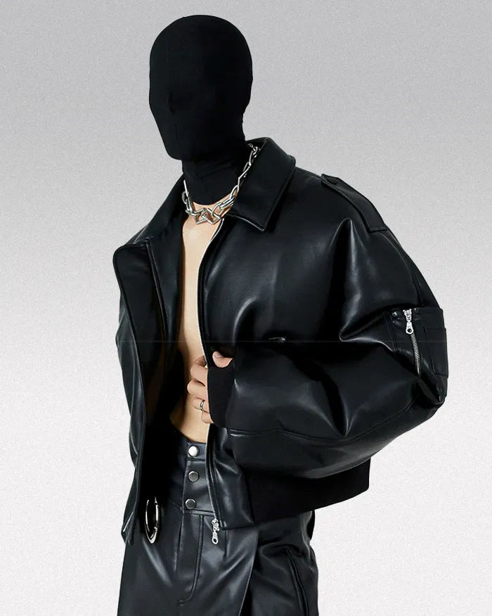 Opium leather jacket ’Kazor’