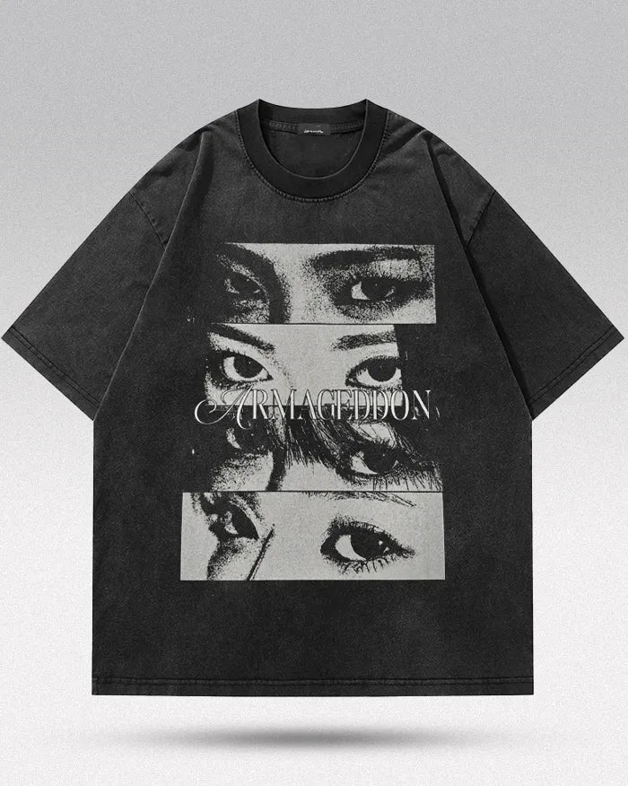 Oversize cotton t-shirt ’Armageddon’ - S