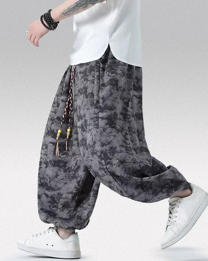 Oversized Harem pants ’Koishi’ - M / Grey
