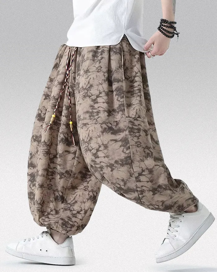 Oversized Harem pants ’Koishi’ - M / Khaki
