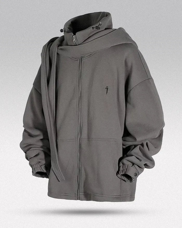 Oversized zip up hoodie ’Atomi’