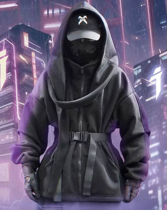 Oversized zip up hoodie ’Atomi’