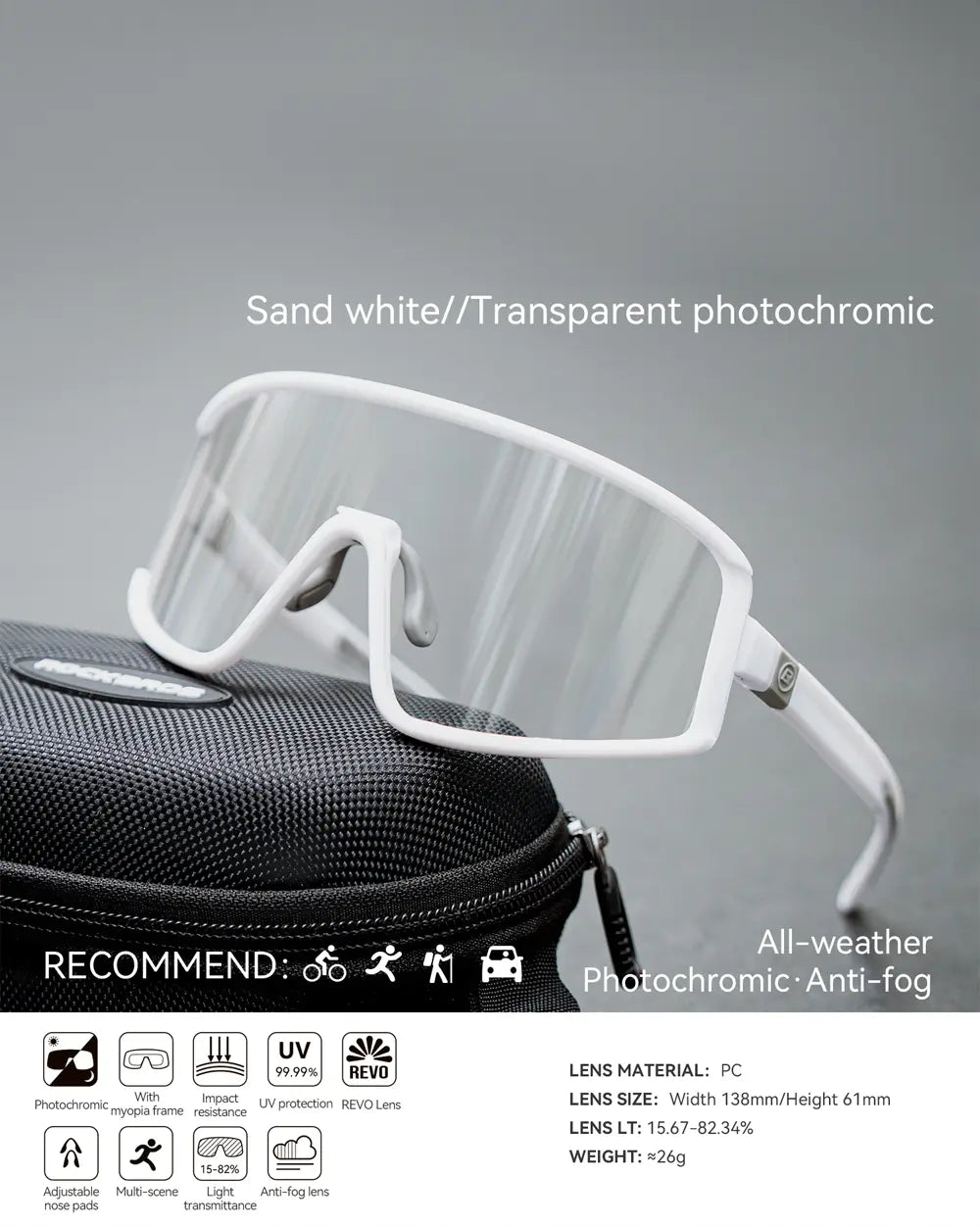 Photochromic Sunglasses ’Arctic’