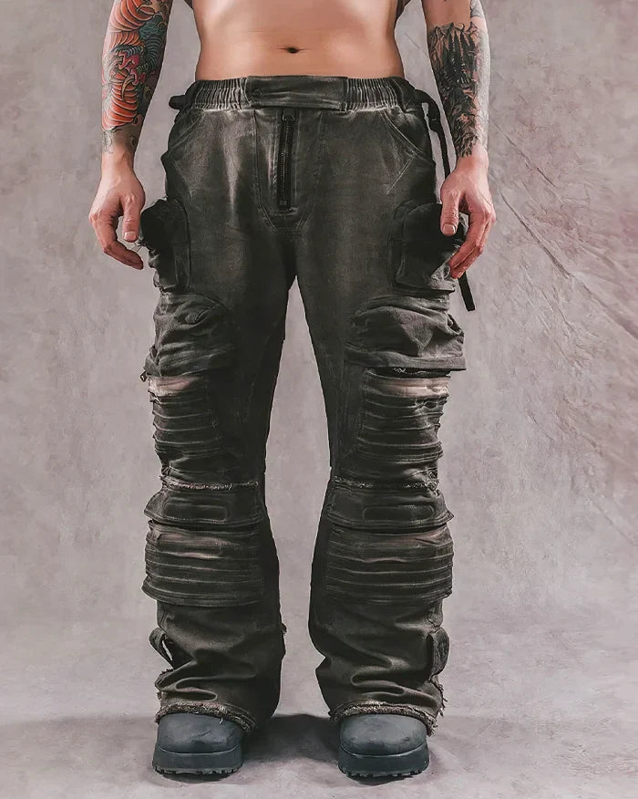 Post-apocalyptic cargo pants ’Hakofu’ - TECHWEAR STORM™