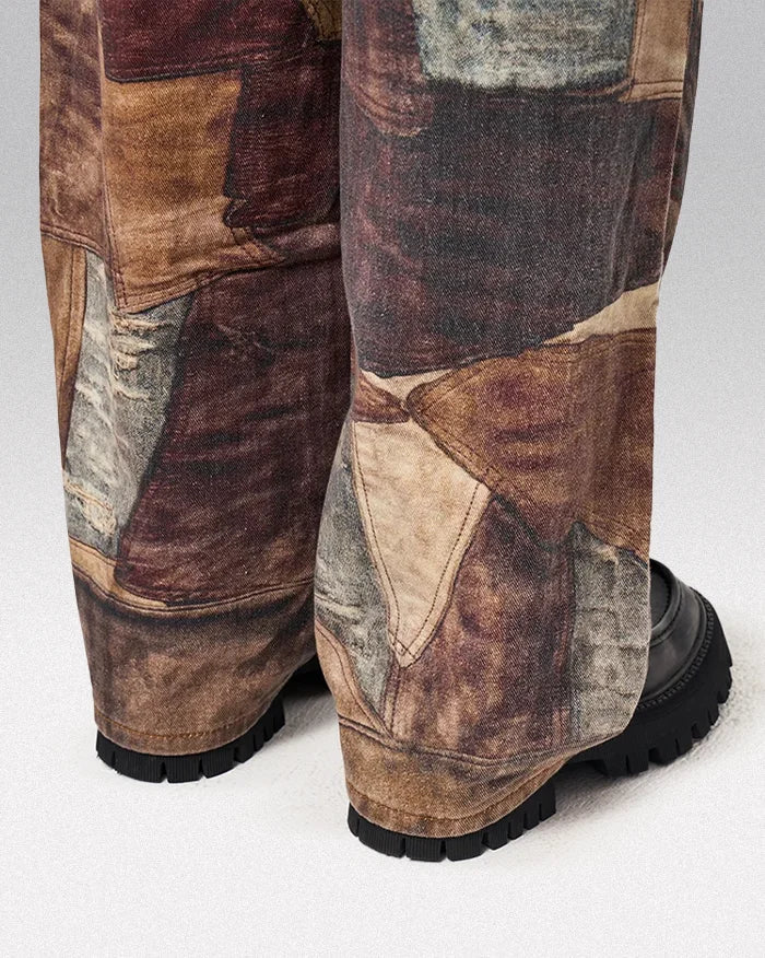 Printed jeans y2k ’Zentsu’ - TECHWEAR STORM™