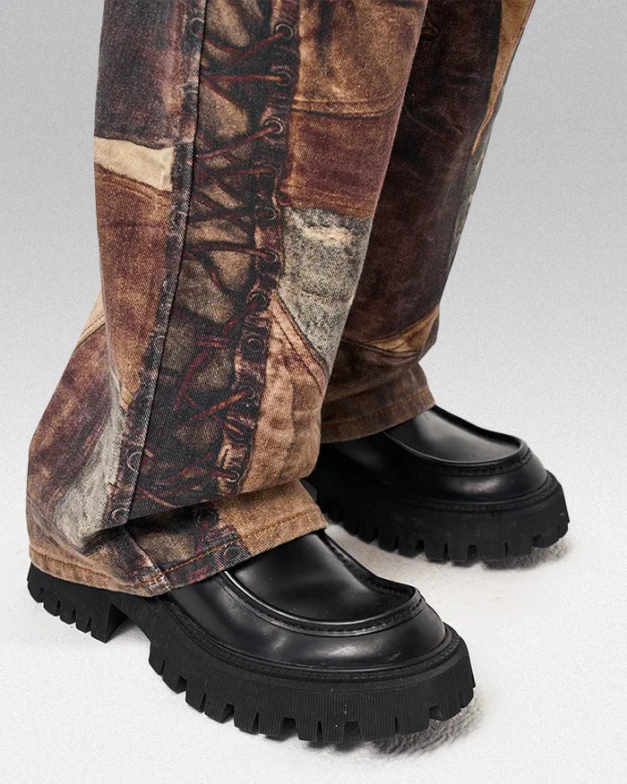 Printed jeans y2k ’Zentsu’ - TECHWEAR STORM™