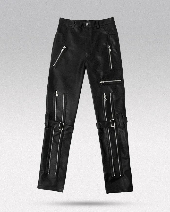 PU leather trousers ’Miura’ - TECHWEAR STORM™