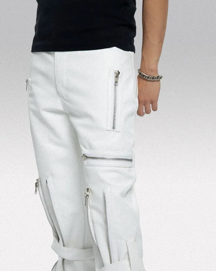 PU leather trousers ’Miura’ - TECHWEAR STORM™