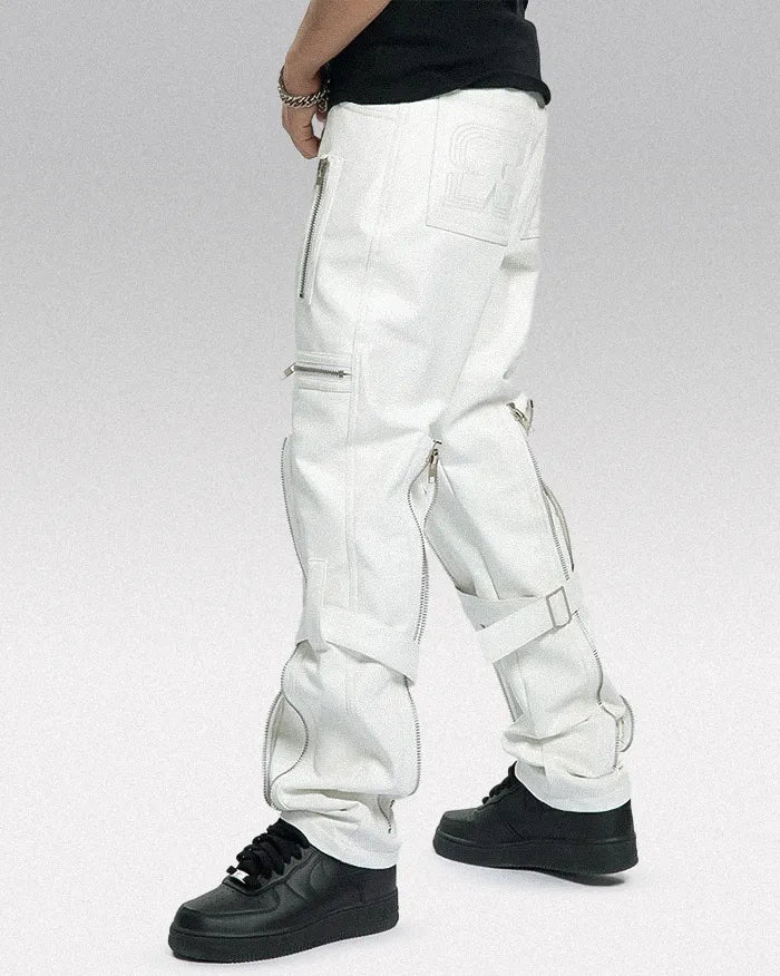 PU leather trousers ’Miura’ - TECHWEAR STORM™