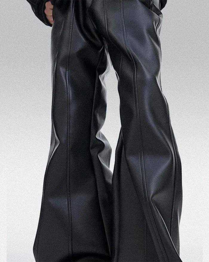 PU Leather Trousers ’Shihara’ - TECHWEAR STORM™
