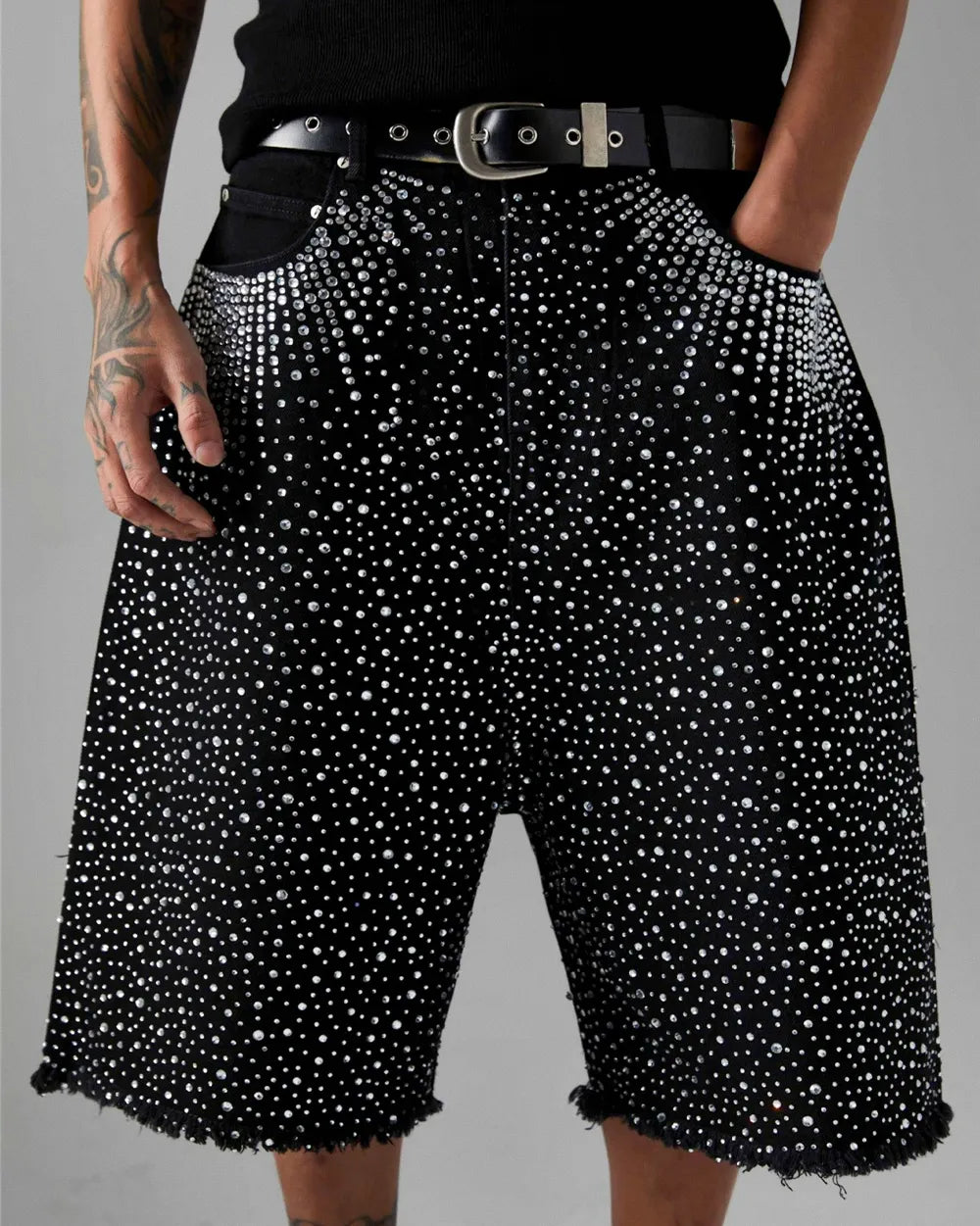 Rhinestone jorts ’Zekaka’