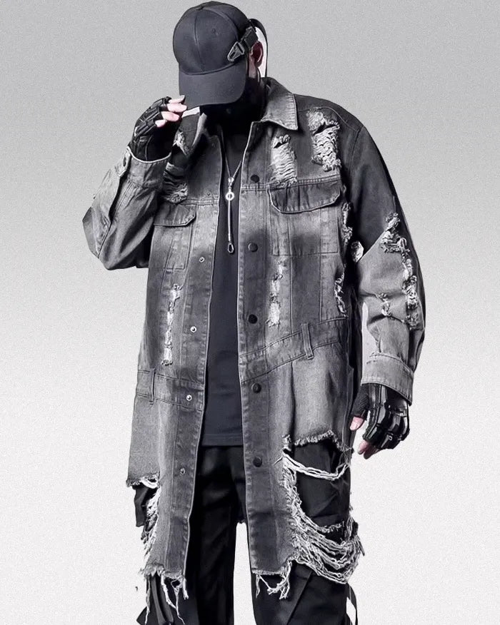 Ripped Denim Jacket ’Kagama’