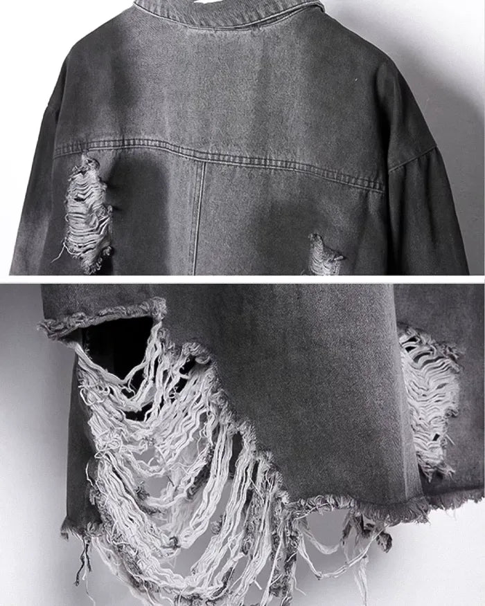 Ripped Denim Jacket ’Kagama’