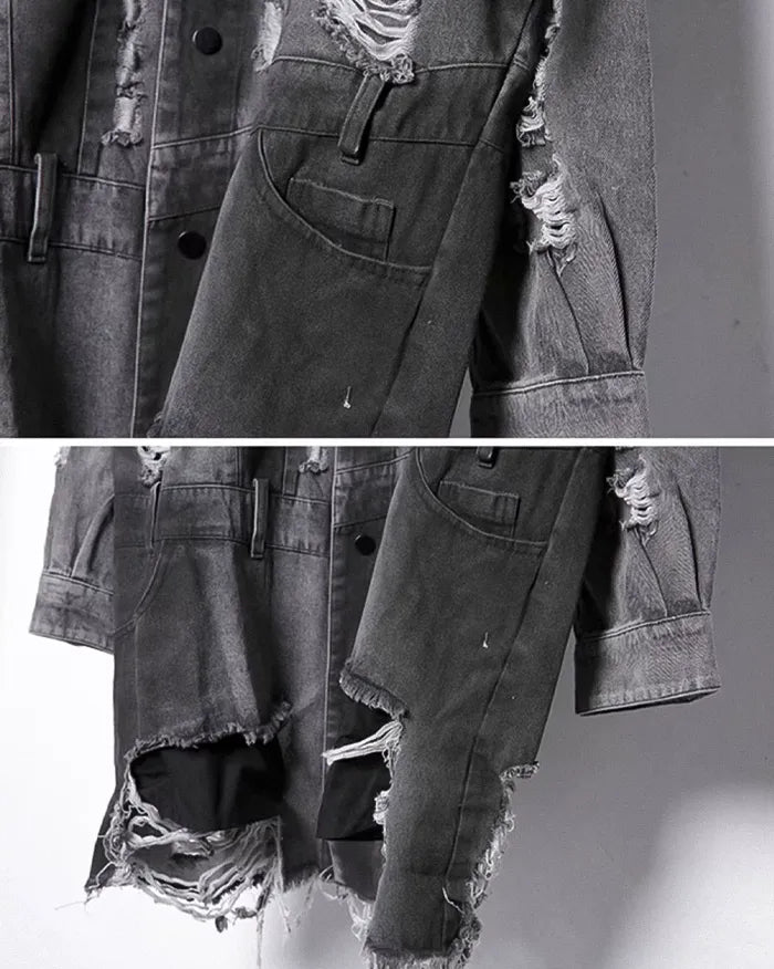 Ripped Denim Jacket ’Kagama’