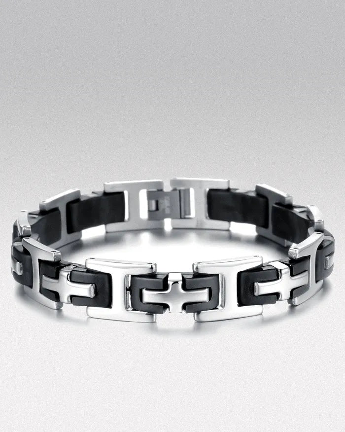 Silica gel bracelet men ’Jinx’ - 19cm / 7.48in