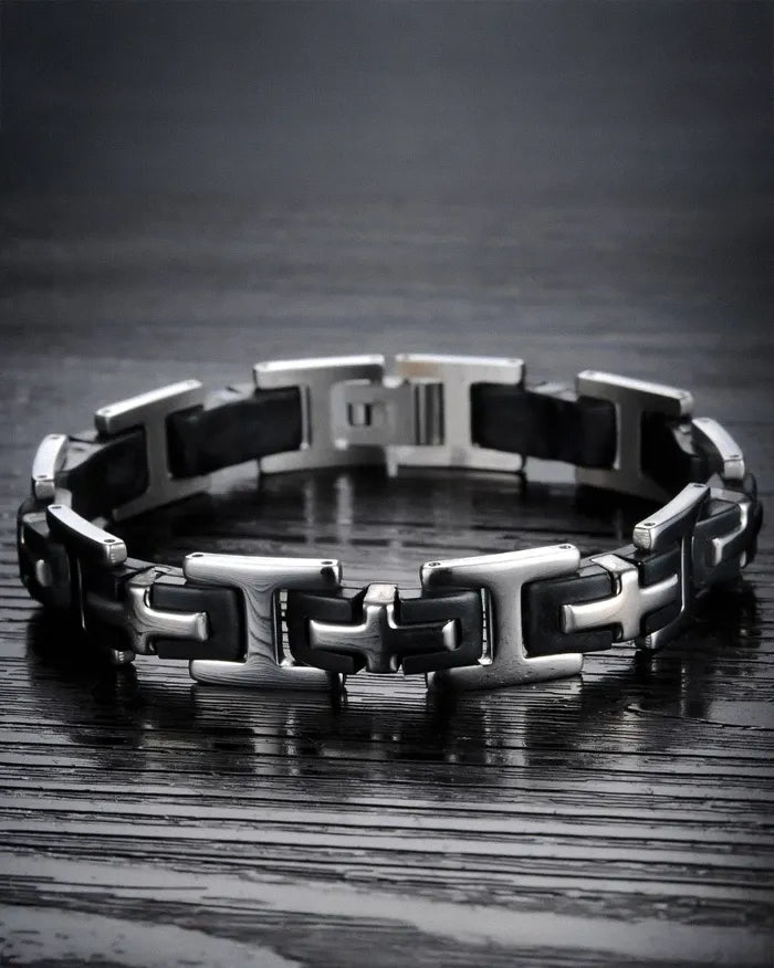 Silica gel bracelet men ’Jinx’