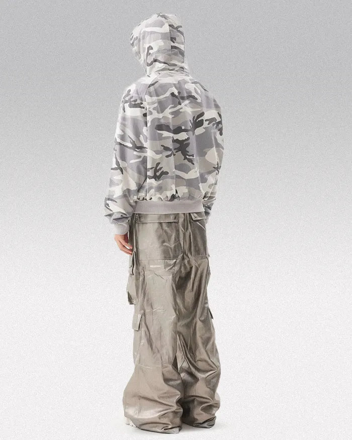 Silver coated pants ’Yakada’