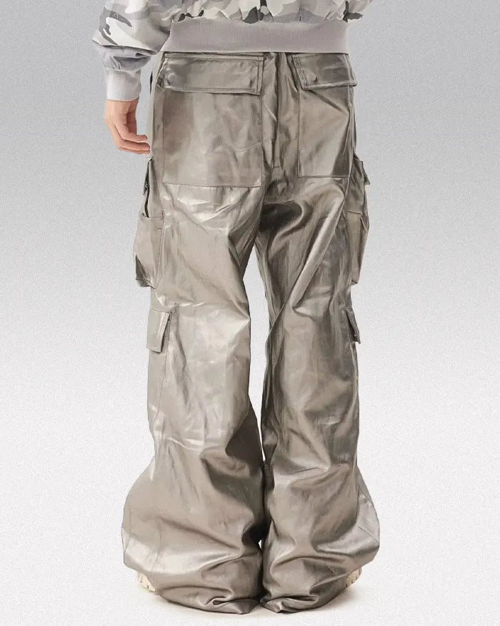 Silver coated pants ’Yakada’