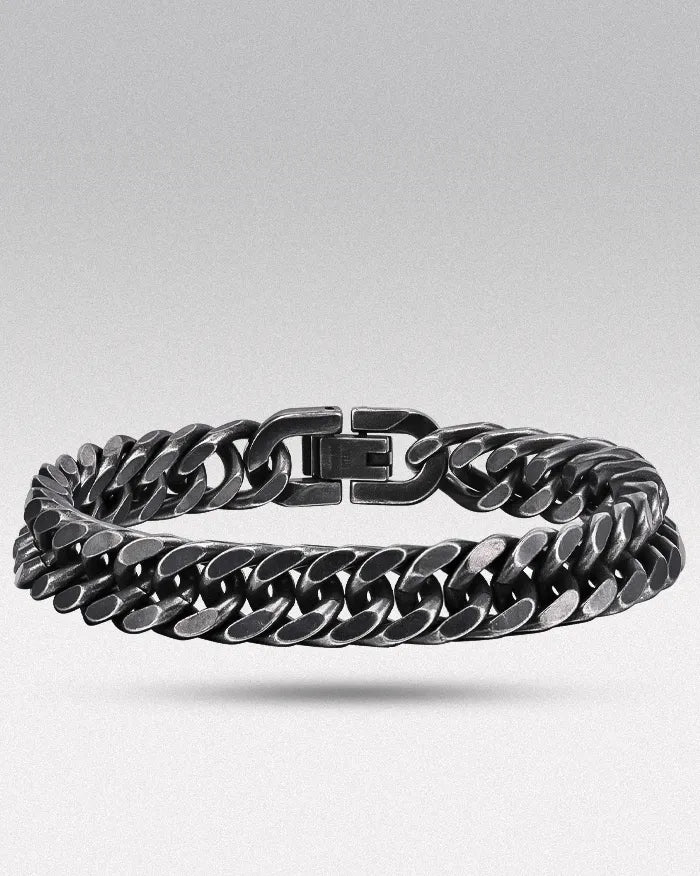 Stainless steel chain bracelet ’Xar’ - 19cm / 7.48in