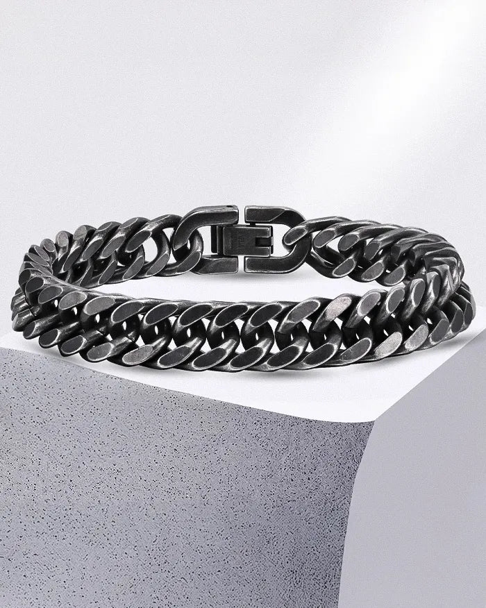Stainless steel chain bracelet ’Xar’