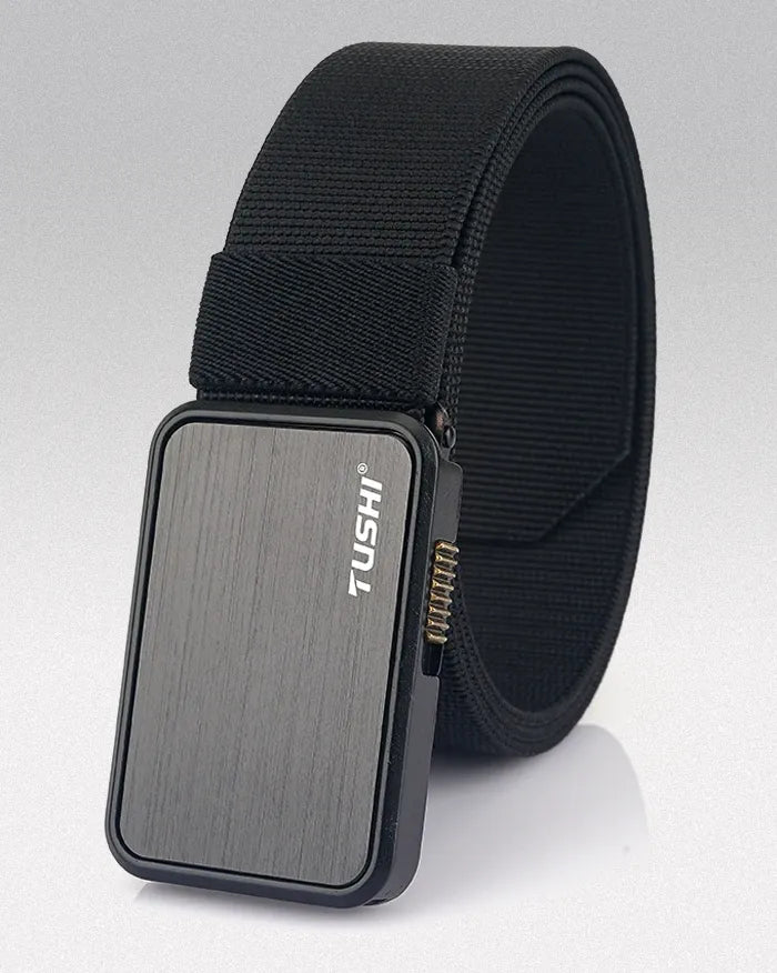 Stretch Belt for Men ’Kutsu’ - Black / 120cm