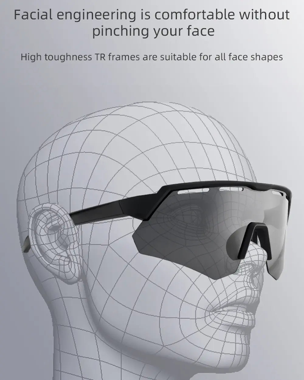 Sunglasses with interchangeable lenses ’Recon’