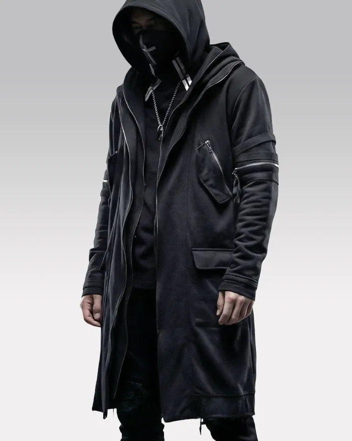 Techwear Cloak ’Tsukoto’ - black / S