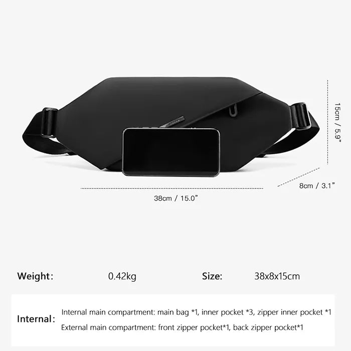 Techwear fanny pack ’Shimara’ - TECHWEAR STORM™