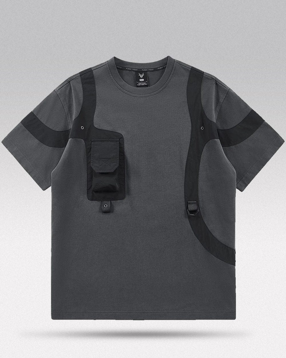 Techwear T-shirt ’Tsuya’ - Gray / M