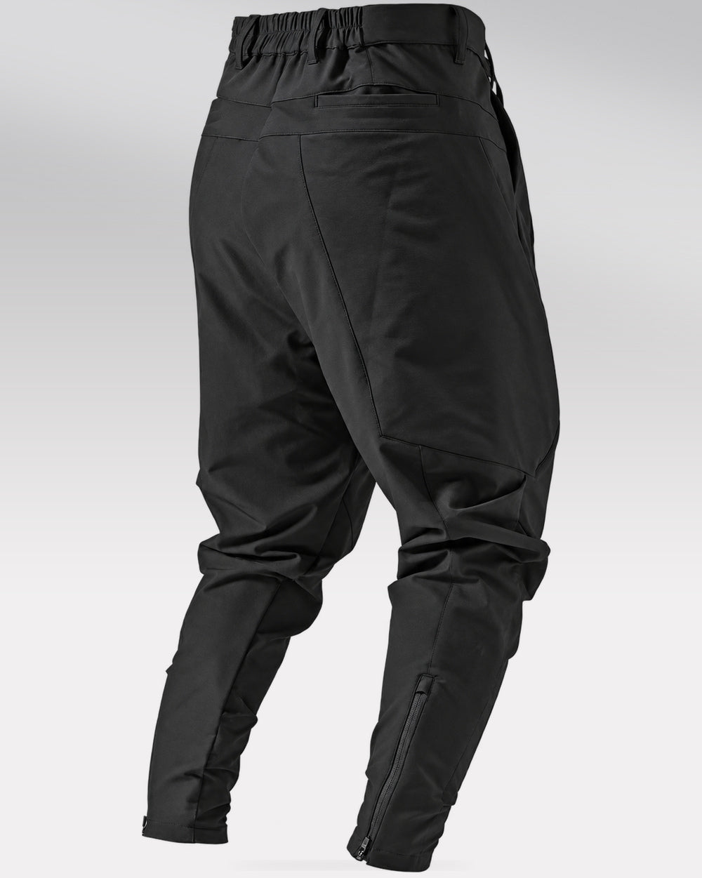 Techwear trousers "Kaoru" in black, view 6