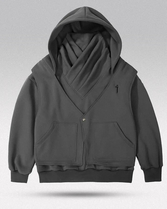 Turtleneck hoodie men’s ’Hinshiro’