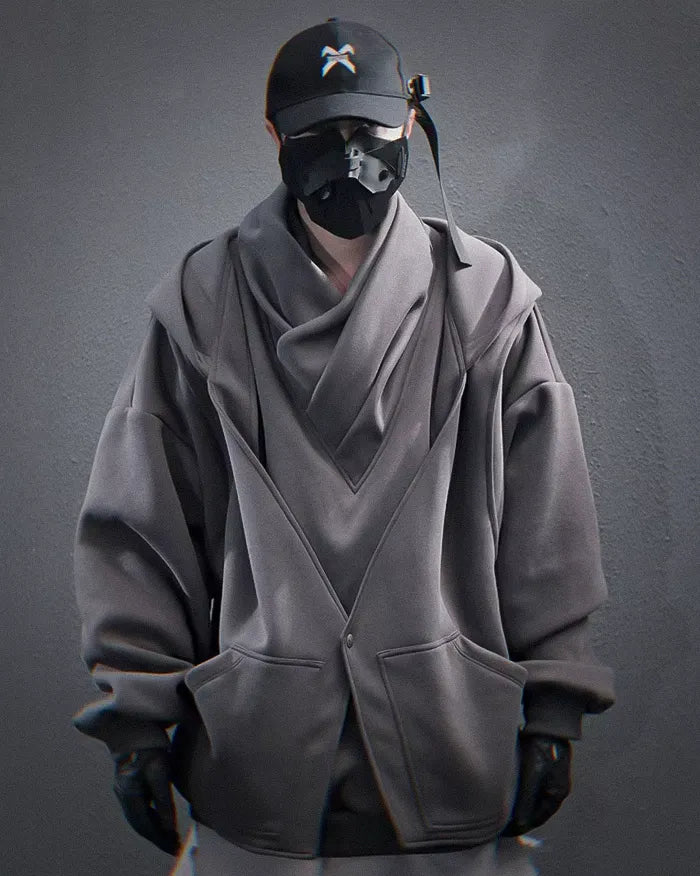 Turtleneck hoodie men’s ’Hinshiro’
