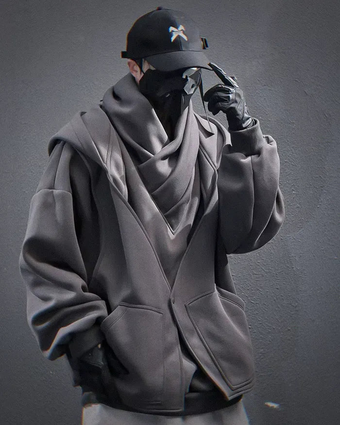 Turtleneck hoodie men’s ’Hinshiro’