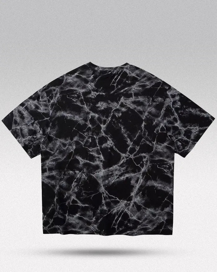 "Urahara" Oversized T-Shirt black color back