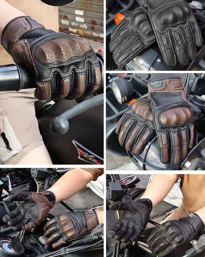 Vintage Leather Gloves ’Tachiyo’