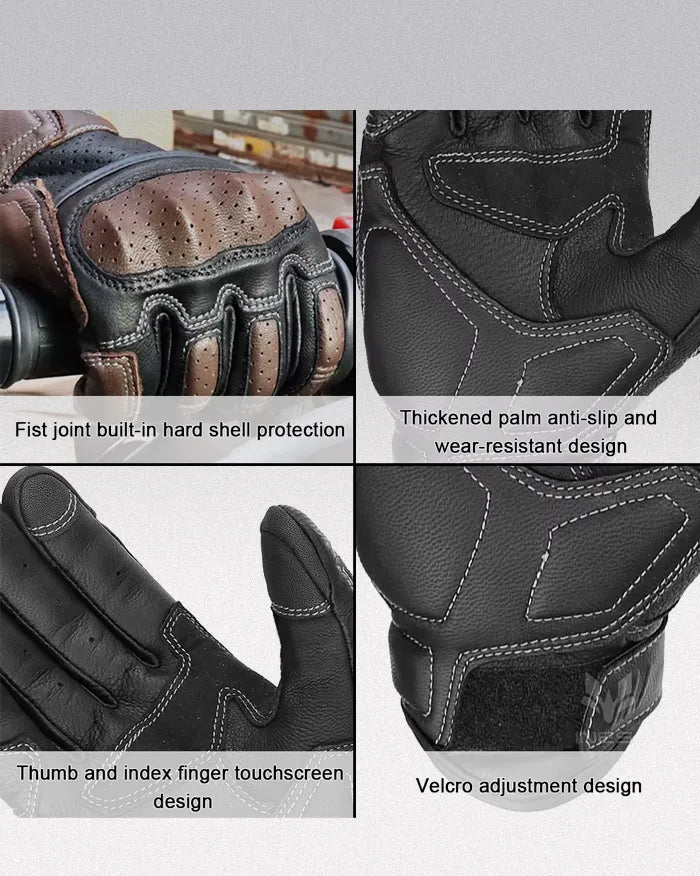 Vintage Leather Gloves ’Tachiyo’