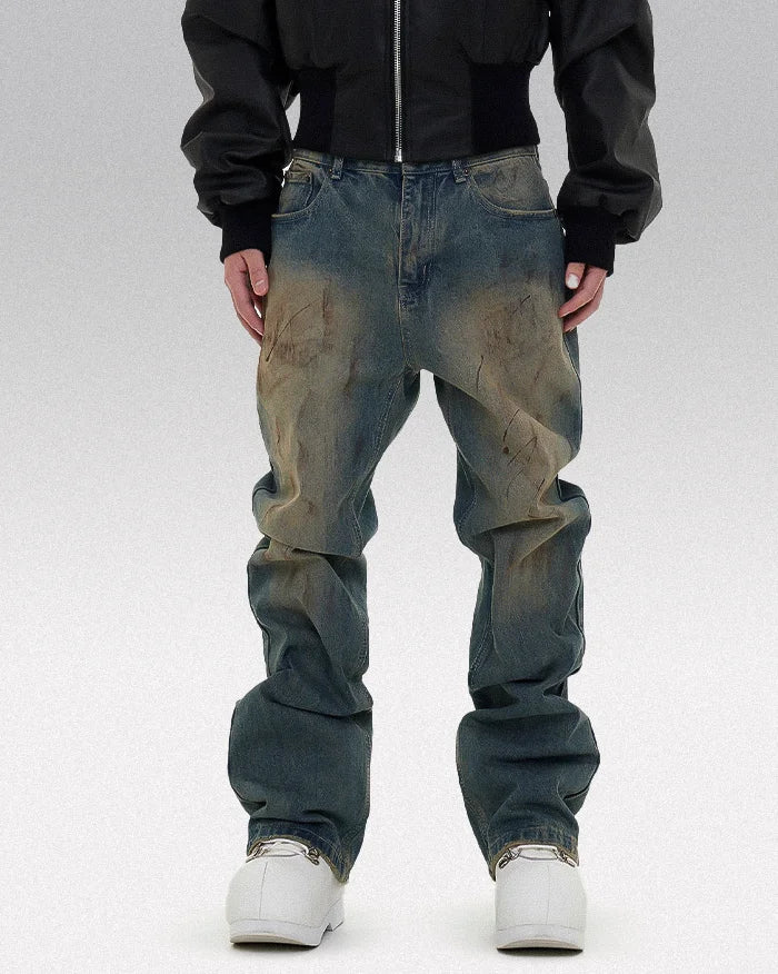 Washed jeans ’Makura’ - TECHWEAR STORM™