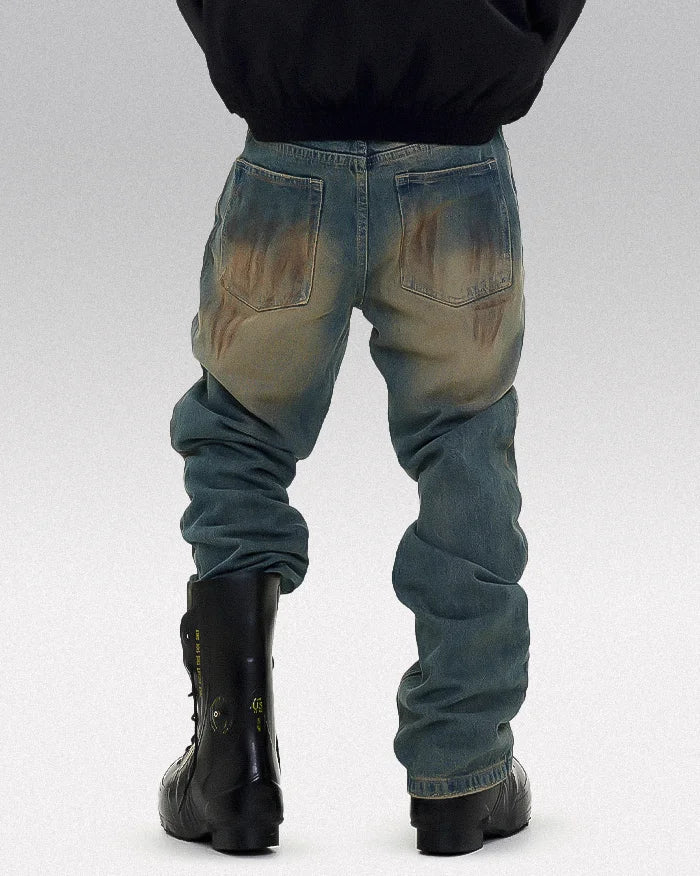 Washed jeans ’Makura’ - TECHWEAR STORM™