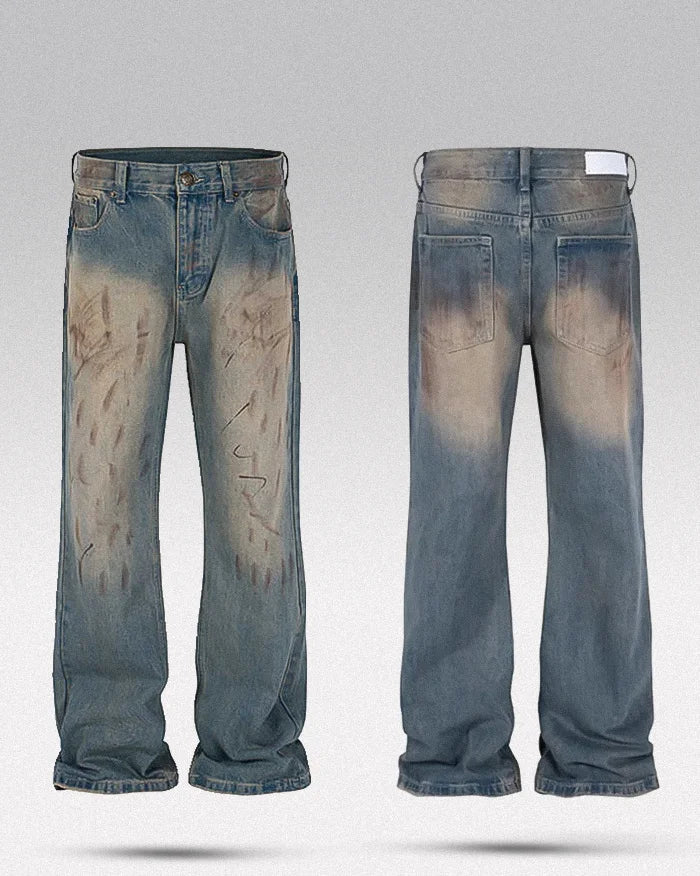 Washed jeans ’Makura’ - TECHWEAR STORM™