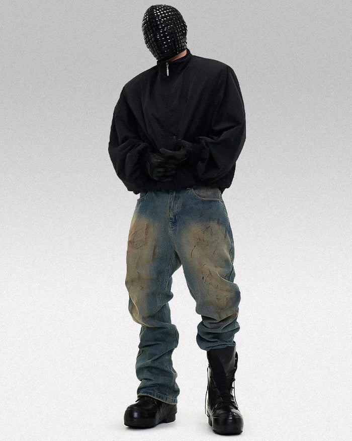 Washed jeans ’Makura’ - TECHWEAR STORM™