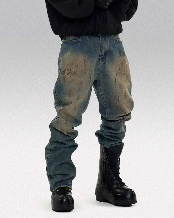 Washed jeans ’Makura’ - TECHWEAR STORM™