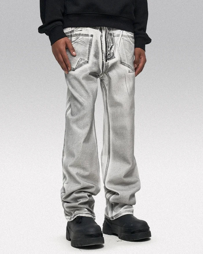 Waxed Jeans ’Nishino’ - TECHWEAR STORM™