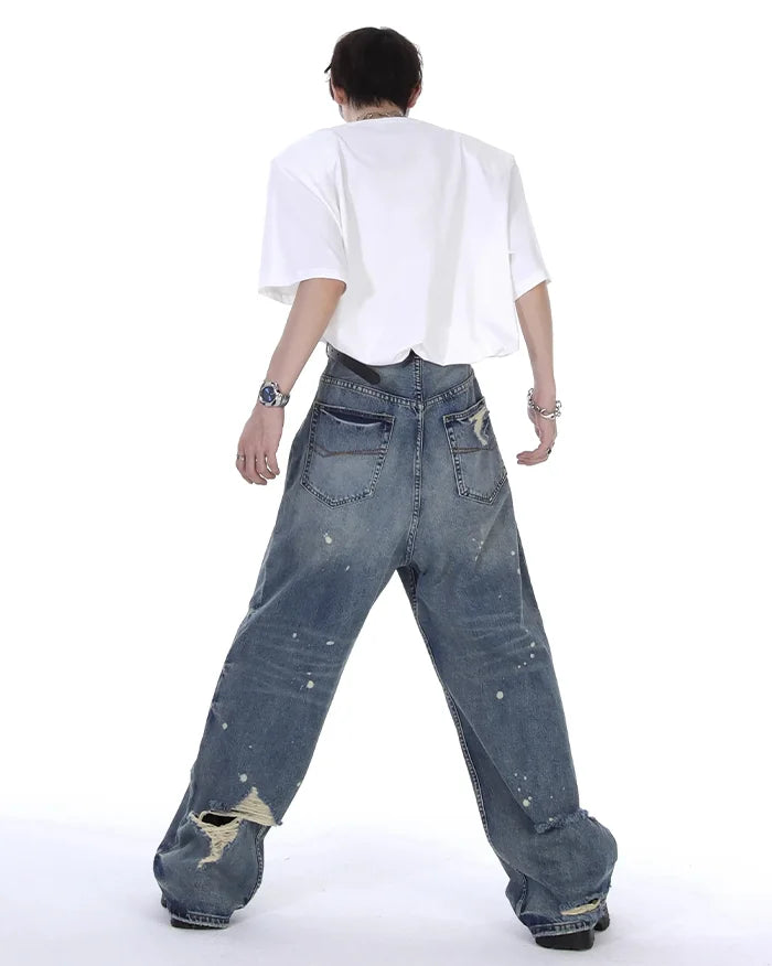 Wide leg jeans Y2k ’Takami’ - TECHWEAR STORM™