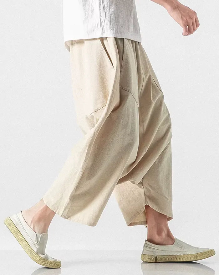 Wide leg linen pants ’Kisawa’